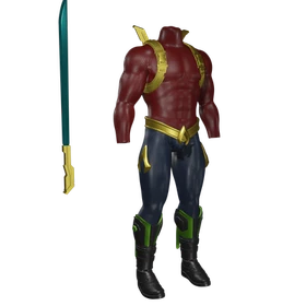 1/6 Scale Action Figure Kit: Ocean born Demi-God Lad