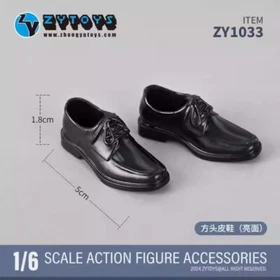 ZYTOYS ZY1031 1/6 Male Trendy Suit Leather Shoes Model For 12" Figure Body