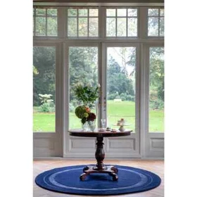 hand tufted Round Wool Viscose Rug