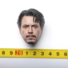 1pc Hot Toys 1/6 MMS582 Iron Man Tony Stark Debug 1.0 Head Sculpture Accessories