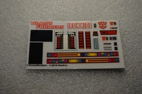 Transformers Hasbro MP Stickers selections (water Decals)