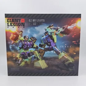 Mecha Invasion GLA-01 GLA-02 Giant Legion Builder Mixmaster  Scrapper Devastator