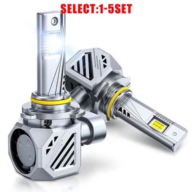 9005 LED Headlight Bulb High/Low Beam Ultra Bright 6500K 48000LM Plug&Play 2-10X