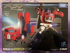 In Hand! New Takara Tomy Masterpiece MPG-09 Super Ginrai OptimusPrime w/ Trailer