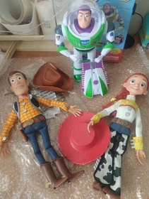 Disney Pixar Toy Story 4 Woody Jessie Talking 16 in Action Figure Buzz Lightyear