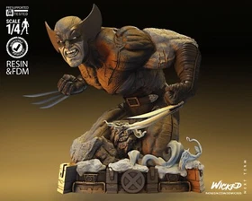 Wolverine Bust 2023 X-Men resin scale model kit unpainted 3d print