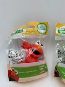 Playskool Sesame Street Friends 3" Cookie Monster Elmo Oscar The Grouch