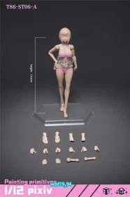 86TOYS T86-ST05/6 1/12 Big Bust Suntan Girl Flexible Body 6" Action Figure &Head