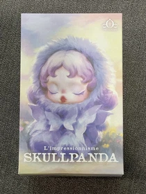 Pop Mart Skullpanda L'impressionnisme Vinyl Face Plush Pendant