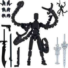 5.2" Titan 13 Action Figure Completed T13 Multi-Jointed Movable Robot Model Toy