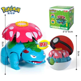 Pokemon Action Figure Transforming Pokeball Toy Pikachu Gengar Snorlax Genuine