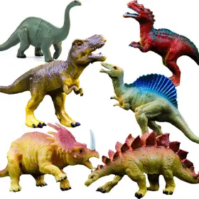 B07VYPDFJ7 6 DINOSAUR Toys Figure Set Ideal Education Kids