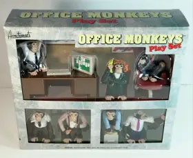 739048118094 ACCOUTREMENTS Office Monkeys Play Set Figures #2