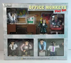 739048118094 ACCOUTREMENTS Office Monkeys Play Set Figures