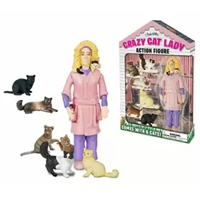 773822816165 ACCOUTREMENTS Crazy Cat Lady Action Figure #3