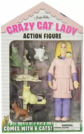 773822816165 ACCOUTREMENTS Crazy Cat Lady Action Figure