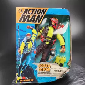 16155 ACTION MAN Scuba Diver Spear Gun Magnetic Explosives