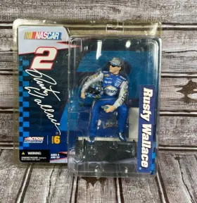 34471 ACTION MCFARLANE Nascar Rusty Wallace Driver Figurine