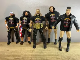 191726377405 AEW Unrivaled Inner Circle Action Figures Shirts