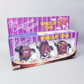 12415 APPLAUSE/NASTA Raisins Wind Up Toy Figurines Set