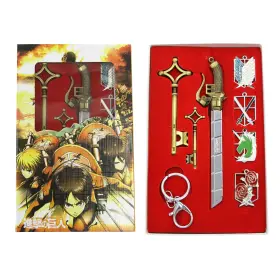Basement ATTACK ON TITAN Key Odm Emblem Necklace Chain Set