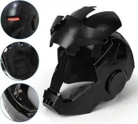 YYN3422 AUTOKING Iron Helmet Deformable Voice Control Cosplay