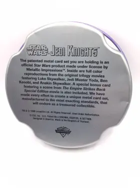 634740341958 AVON Star Wars Jedi Knights Cards Tin #2