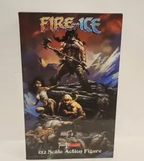 860010568828 BAKSHI PRODUCTIONS Fire Frazetta Icon Teegra