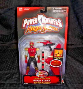 045557104474 BANDAI Power Ninja Storm Ranger Action Figure