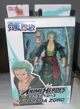 045557369323 BANDAI Anime Heroes Roronoa Zoro Action Figure