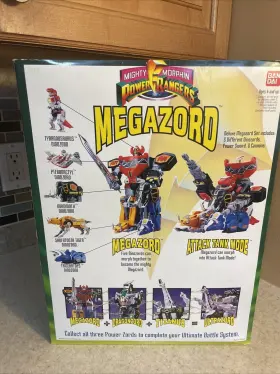 2260 BANDAI Megazord Deluxe Set Power Rangers Box #3