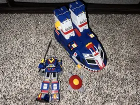 Megazord BANDAI Power Rangers Sun Vulcan Mini Pla Jaguar Kit
