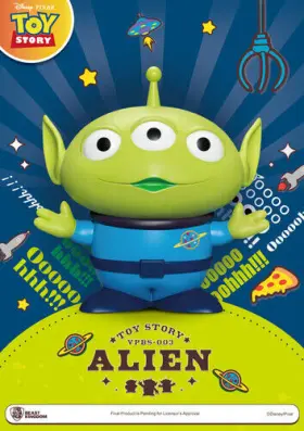 471138524566 BEAST KINGDOM Toy Story Piggy Bank Alien Fig #2