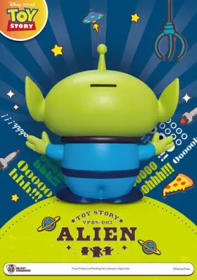 471138524566 BEAST KINGDOM Toy Story Piggy Bank Alien Fig #3
