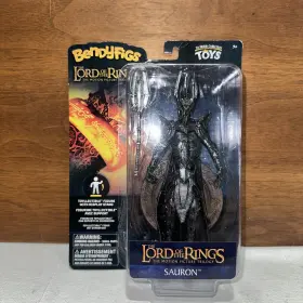 849421007386 BENDYFIGS Lord Rings Sauron Figure Display Stand