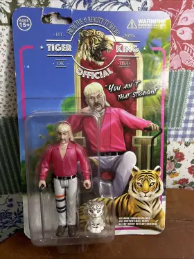 810077990254 BIG SHOT TOYS Tiger King Joe Exotic Action Ok Tv