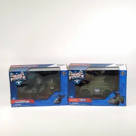 658382399108 BLIP TOYS Hero Force Stealth Helicopter Combat
