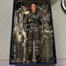 21262 BLUE BOX Elite Force Aviator George Naval Action Figure #3