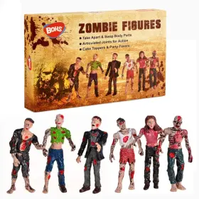 XB-ZF716 BOHS Zombie Action Figures Scary Toys Boys Girls