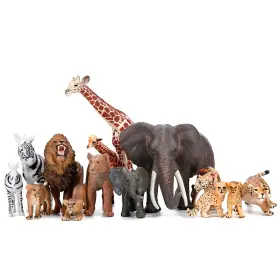 MUZIYS-1106 BOLZRA Safari Zoo Figures Toys Realistic Jungle
