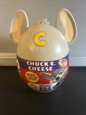 3241 BONKERS Chuck Cheese Mystery Surprise Egg Set