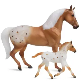 019756622244 BREYER Effortless Grace Horse Foal Set Toy