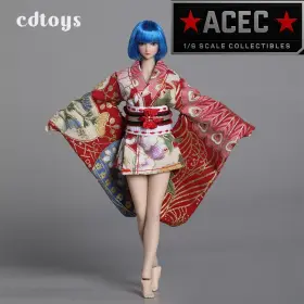CD016A CD TOYS Scale Miko Kimono Dress Set Female Figure