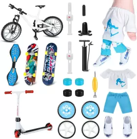 445005293218 CHARNIOL Mini Finger Toy Set Skateboards Scooter