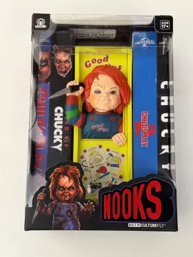 840070985858 CHUCKY Childs Play Horror Book Shelf Nooks