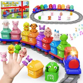 RFNT357 CMIOLACUNA Montessori Electric Train Set Toddlers