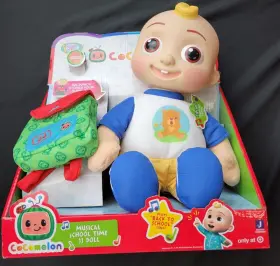 81963985 COCOMELON Musical School Doll Backpack