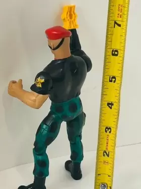 2342342 COLECO Rambo Force Figure Toy Sylvester Stallone Claw #2