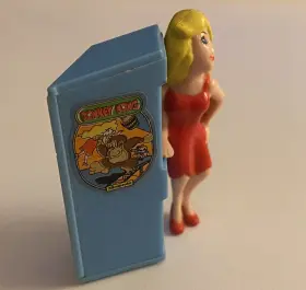 4513 COLECO Donkey Kong Pauline Toy Figure Arcade Game #3