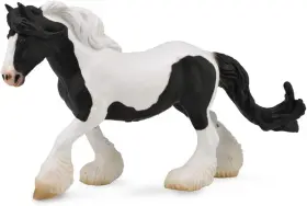 88779 COLLECTA Piebald Gypsy Mare Toy Animal Figure Whi
